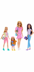 Mattel Barbie Sisters 4dílná sada panenek: Barbie, Skipper, Stacie a Chelsea (HWJ01)