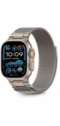 4kom.pl TECH-PROTECT MILANO VANGUARD APPLE WATCH 8 / 9 / 10 / 11 / SE / ULTRA (44 / 45 / 46 / 49 MM) TITANOVÉ