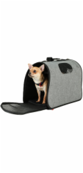 CADOCA Přepravní taška pro psy a kočky ZOLUX NOMAD M v bowlingovém stylu, šedá