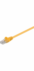 Goobay Goobay 68376 patch kabel CAT 5e, U/UTP, žlutý, 5 m