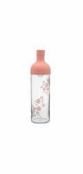 Hario - Skleněná láhev s filtrem Cold Brew Aya Cherry Blossom 750ml - růžová
