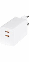 LogiLink Nabíječka Dual-USB GaN Cestovní nabíječka 65W USB-C USB-A
