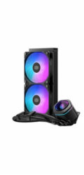 Cooler Master vodní chladič MasterLiquid Core Nex Digital 240 Black ARGB, 2x 120mm, ARGB, LGA1851, AM5, Černá
