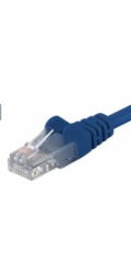 PremiumCord Patch kabel UTP RJ45-RJ45 CAT6 0.5m modrá