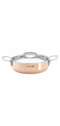 De Buyer Prima Matera Saucepot copper/steel low 24cm induction