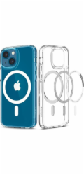 Pouzdro Spigen Spigen Ultra Hybrid Mag MagSafe pro Apple iPhone 13 bílé