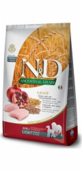 FARMINA N&D Ancestral Grain Chicken & Pomegranate Light Medium & Maxi – suché krmivo pro psy – 12 kg