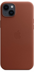 iPhone 14+ Leather Case with MagSafe - Umber