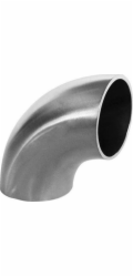 TurboWorks_B Koleno z nerezové oceli 90° 53 mm