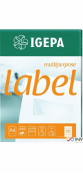 Mondi A4 IGEPA ETIKETY 70,0 X 36,0 MM BÍLÉ (100 ks)