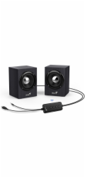 GENIUS repro SP-HF385BT/ 2.0/ Bluetooth 5.0/ 4W/ dřevěné/ černé