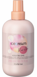 Inebrya Ice Cream Keratin One Multiaction, víceúčelový vlasový kondicionér s keratinem, 200 ml