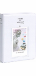 LoveInstant Fotoalbum 64dílné pro Fujifilm INSTAX Mini 12 11 40 9 8 7s EVO LiPlay Link 2 SE / pastelově bílá