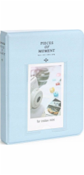 LoveInstant Fotoalbum 64dílné pro Fujifilm INSTAX Mini 12 11 40 9 8 7s EVO LiPlay Link 2 SE / Pastelově modrá