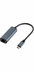 Art USB adaptér OEM-C6 USB-C - RJ45 šedý (OEM-C6)