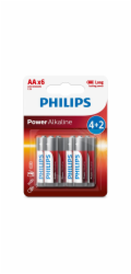 PHILIPS LR6P6BP/10 AA Power Alkaline baterie (6ks)