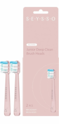 Seysso Junior Deep Clean růžové hlavice 2 ks.