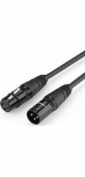 Ugreen Kabel AV130 XLR samice-XLR samec - 1 m (černý)