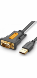 Ugreen USB-A - RS-232 USB kabel 1,5 m šedý (UGR333)