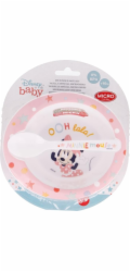 Minnie Mouse - Sada do mikrovlnné trouby (miska s lžičkou) (Indigo Dreams)