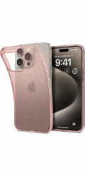 Spigen Liquid Crystal Glitter, růženín - iPhone 15 Pro Max
