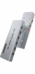 PremiumCord HDMI 2.1 splitter 1-4 porty, 8K@60Hz, 4K@120Hz, 1080p, HDR