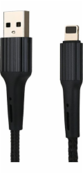 Somostel Kabel USB-A - Lightning, 1 m, černý (SMS-BW06 USB - Lightning černý)