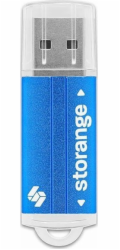 Storange USB flash disk paměť Storange 64GB | Basic | USB 2.0 | modrý