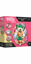 Trefl PUZZLE 50 Dřev. Treflik Family WesołeTref.20206