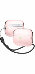 Elago Elago AirPods Pro 2 Nylon Strap TPU Shell Case - pouzdro s poutkem pro AirPods Pro 2 růžové - Záruka bezpečnosti. Jednoduché splátky. Doprava zdarma od 170 PLN.