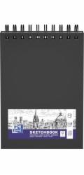 Oxford Sketchbook SKETCHBOOK dvojitá spirála na krátké straně A5 40k 225g černý 400152645 OXFORD