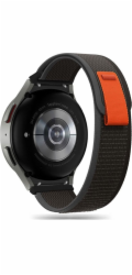 Tech-Protect TECH-PROTECT NYLONOVÝ POUZDRO PRO SAMSUNG GALAXY WATCH 4 / 5 / 5 PRO / 6 ČERNÁ/ORANŽOVÁ