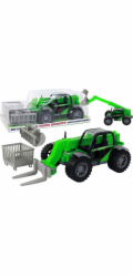 TRITON LeanToys Zemědělské vozidlo Traktor Zelený jeřáb Zemědělský stroj