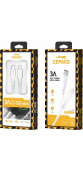 Gepard USB kabel USB-C - Lightning 1 m bílý (GEP CABCL3A)