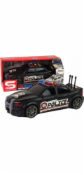 LeanToys Sportovní auto Policejní 1:16 Černý zvuk