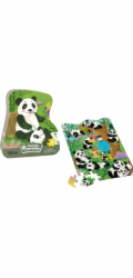 LeanToys Puzzle Panda bambusový les 48 dílků