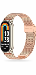 Tech-Protect TECH-PROTECT NÁRAMEK MILANESEBAND XIAOMI SMART BAND 8 / 9 / NFC RŮŽOVĚ ZLATÝ