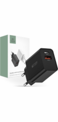Tech-Protect Nabíječka TECH-PROTECT NC30W 2PORTOVÁ SÍŤOVÁ NABÍJEČKA PD30W/QC3.0 ČERNÁ
