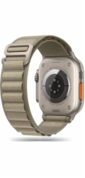 Tech-Protect TECH-PROTECT NYLON PRO APPLE WATCH 4 / 5 / 6 / 7 / 8 / 9 / SE / ULTRA 1 / 2 (42 / 44 / 45 / 49 MM) TITANOVÁ/OLIVOVÁ