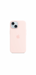 iPhone 15 Silicone Case with MagSafe - Light Pink