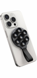 Joyroom Magnetický držák telefonu Brilliant s přísavkami, černý Magnetický držák telefonu Brilliant s přísavkami, černý