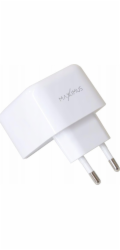 Maxximus Nabíječka MX THUNDER PD 35W NÁSTĚNNÁ NABÍJEČKA, 2xUSB-C, BÍLÁ