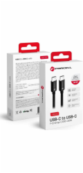 ForCell USB kabel USB-C - USB-C 3 m černý