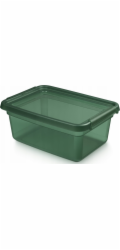 Moxom Úložná nádoba MOXOM BaseStore Color, 12,5 l, borovice, průhledně zelená