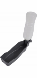 Homea Cestovní láhev na vodu pro psy , 500 ml, tmavě šedá