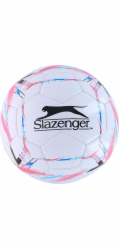 Slazenger Slazenger - Fotbalový míč velikost 5 (bílý/růžový)