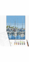 Twoje Hobby Malování podle čísel BRUSHME, 40x50 cm, jachty, 1 ks.