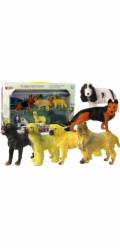 TRITON Sada figurek LeanToys 6 psích figurek Figurka psa Čistokrevní psi