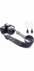 NoName Ramenní popruh na krk pro bezzrcadlovky / šedý