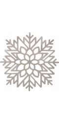 Fééric Lights and Christmas Vánoční třpytky na stůl Snowflake
